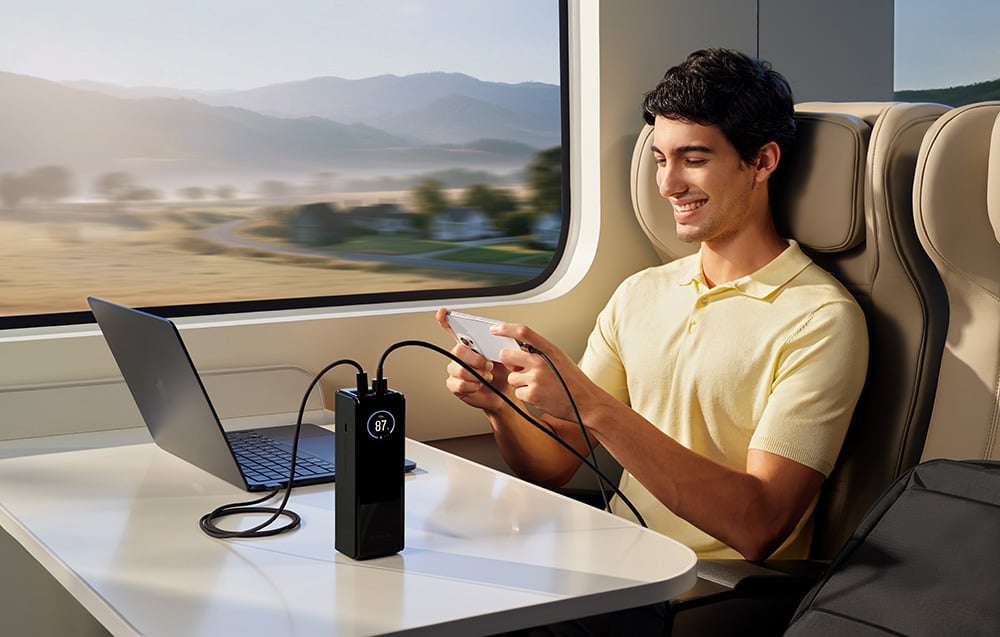 Szybkie ładowanie RAPID Pro w podróży