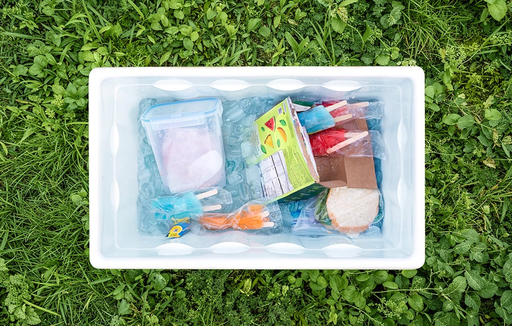EcoFlow GLACIER Classic 35 l – przenośna lodówka kompresorowa z zakresem od –20°C do 20°C, idealna do kampera i kempingu.