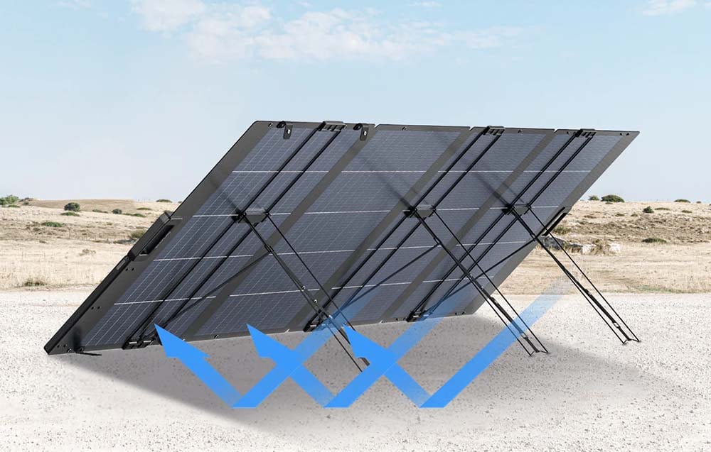 EcoFlow NextGen 400W – panel fotowoltaiczny 400 W z wyjściem XT60, idealny do ładowania stacji EcoFlow