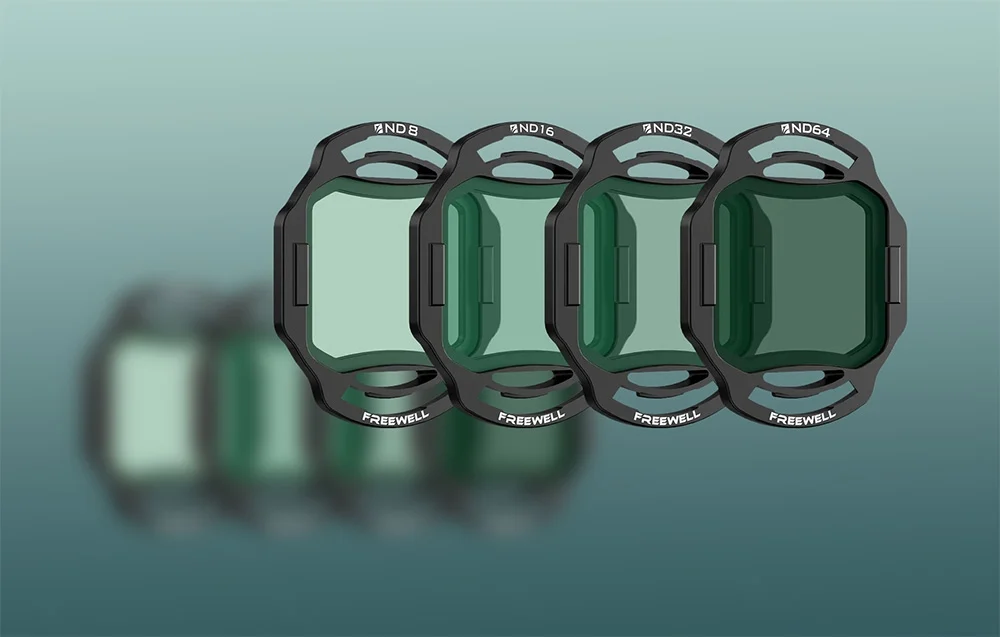 Zestaw czterech filtrów ND Freewell do DJI O4