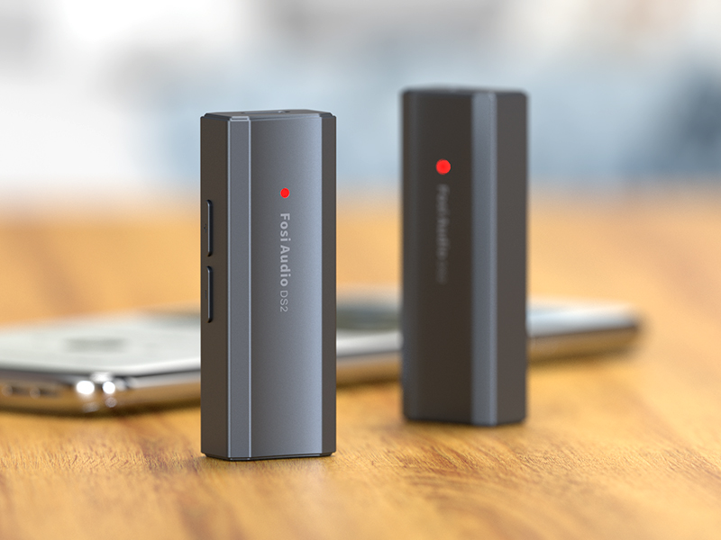 Fosi Audio DS2 Portable USB C DAC DSD512 ES9018K2M Headphone Amp
