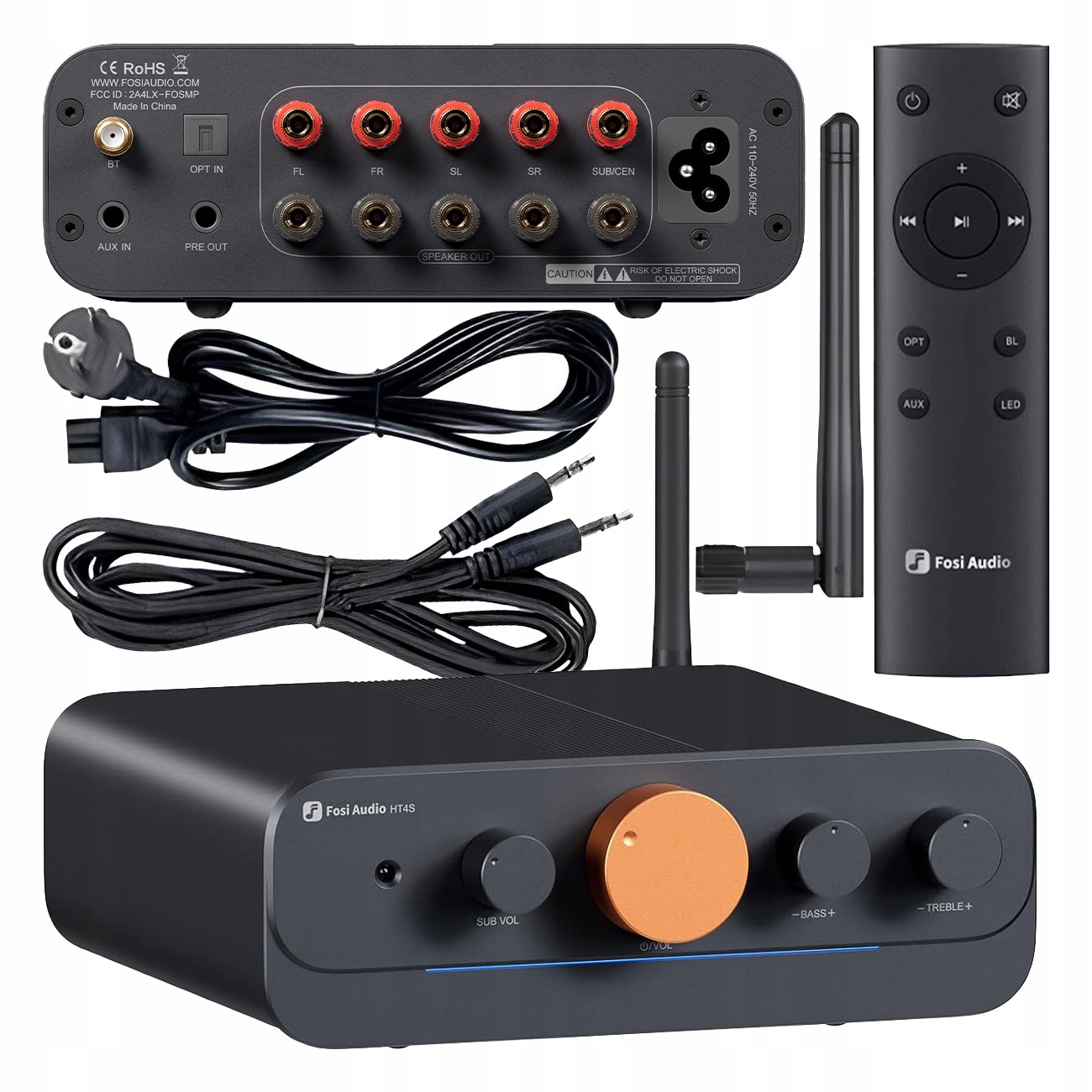 Fosi Audio HT4S - najważniejsze cechy wzmacniacza All-in-One