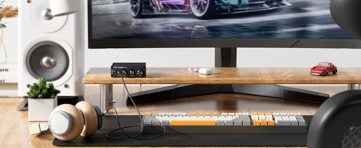 Fosi Audio Q4 – kompaktowy DAC USB z wzmacniaczem słuchawkowym do komputera i TV