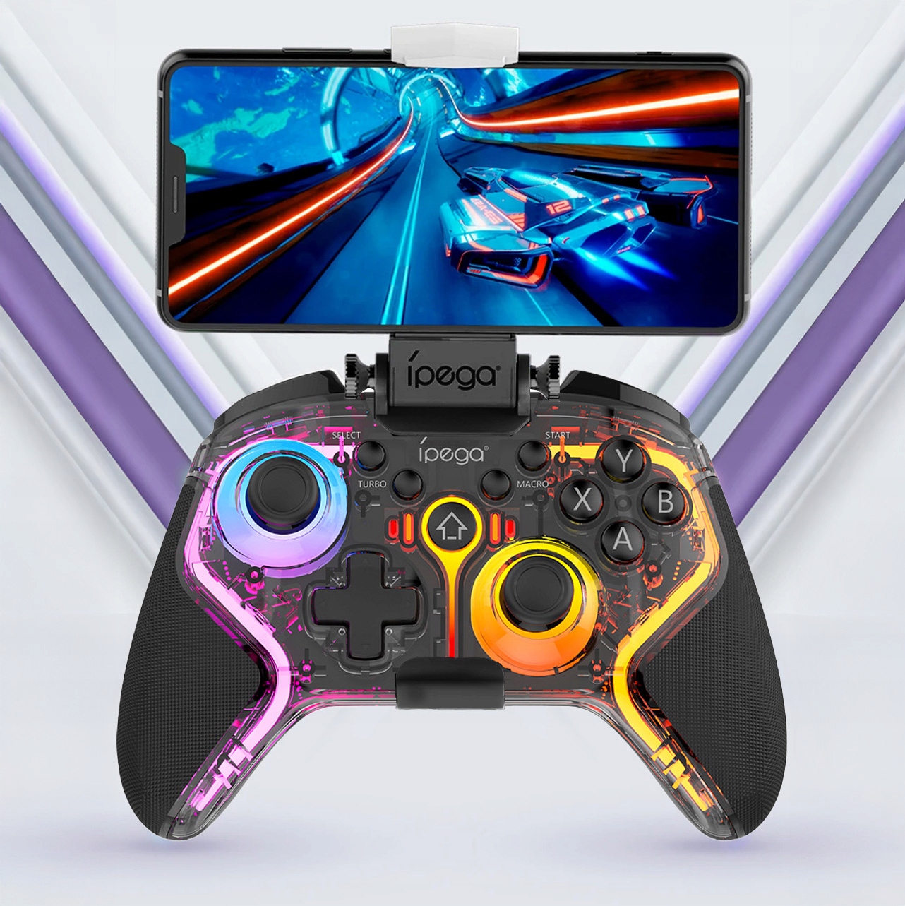 Przyciski mechaniczne i RGB w padzie iPega