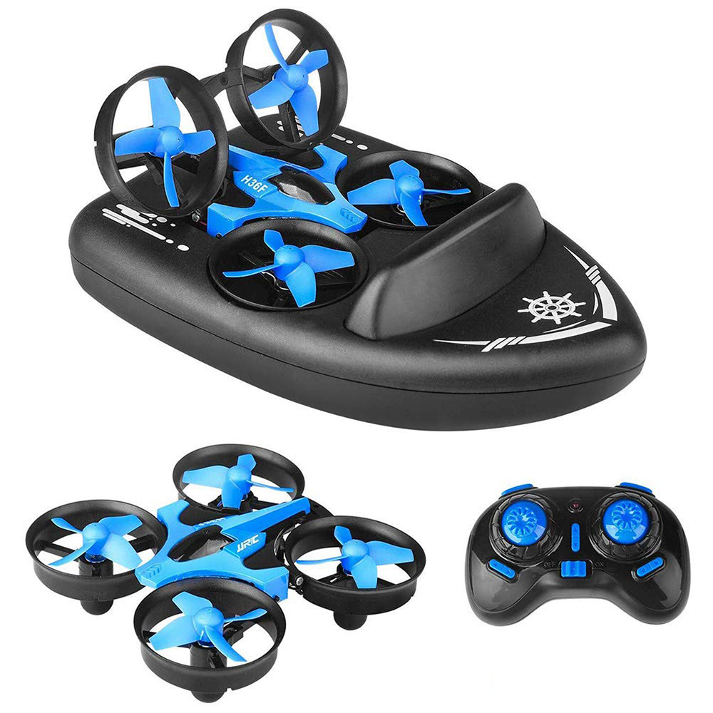 Zabawka 3w1 dla dzieci - dron, łódź, pojazd - zdalnie sterowany JJRC H36F Terzetto