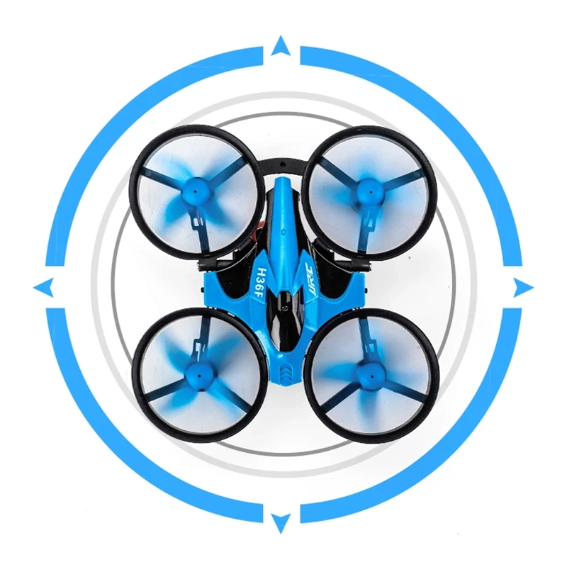 Zabawka 3w1 dla dzieci - dron, łódź, pojazd - zdalnie sterowany JJRC H36F Terzetto