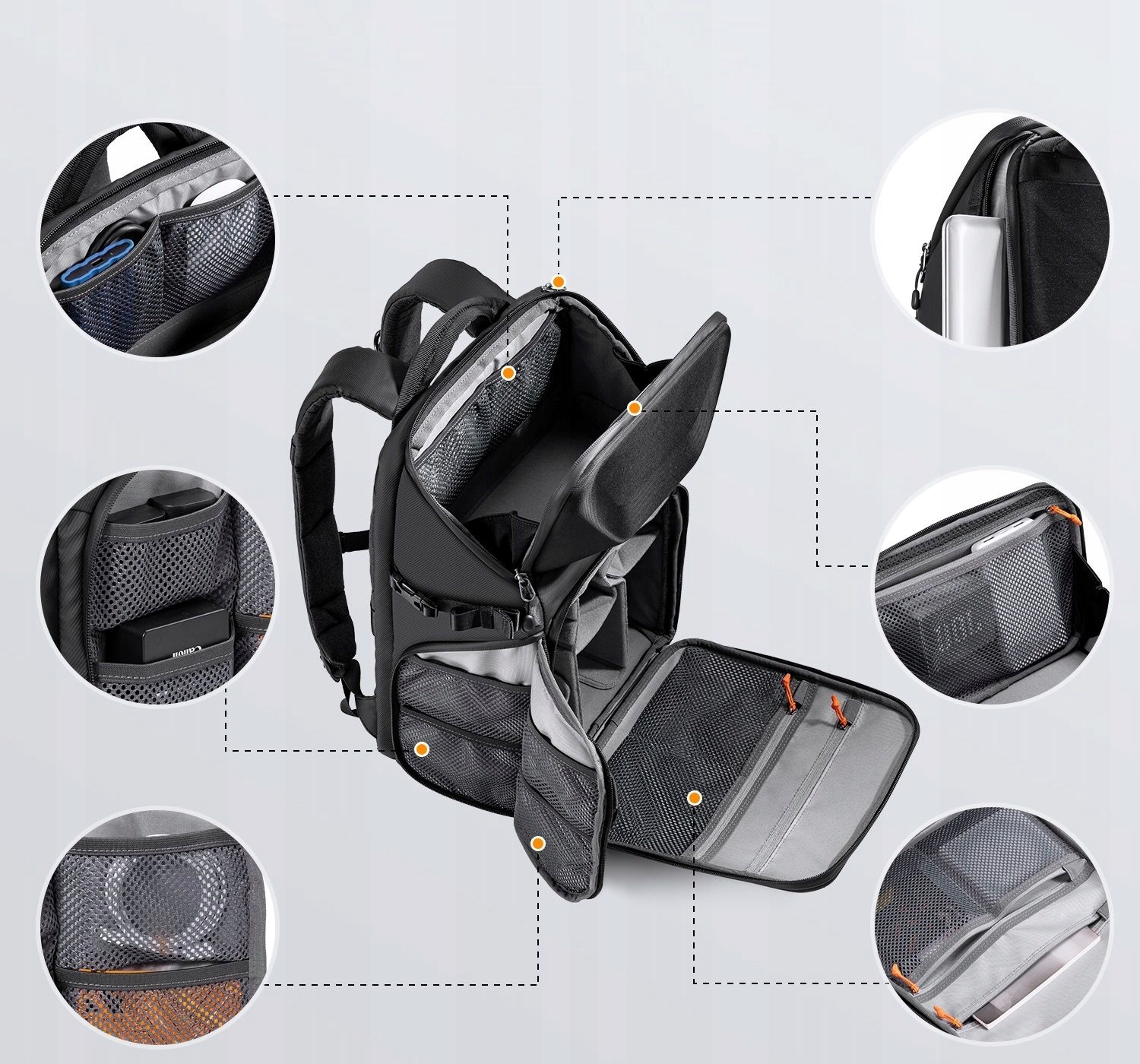 System nośny plecaka K&F Concept Beta 20L