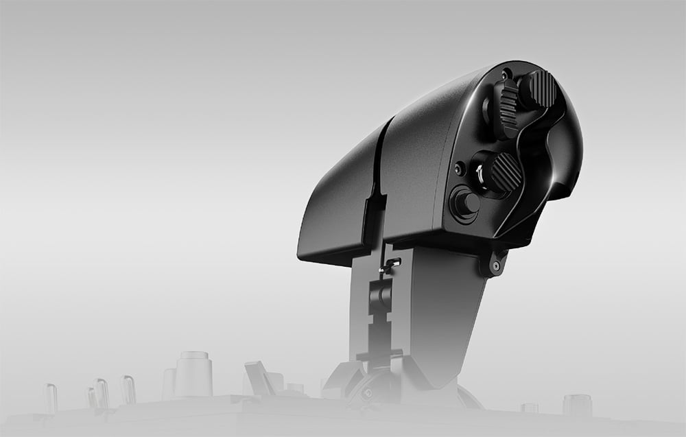 Przepustnica Moza MTP AS008 w zestawie z panelem startowym MTLP jako kompletny kokpit