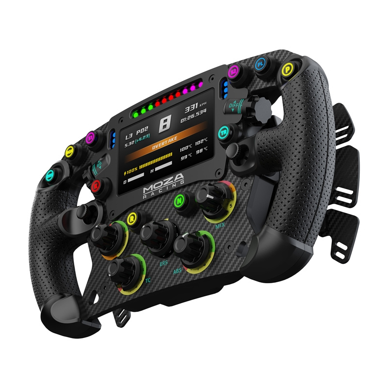 Moza Racing FSR V2 RS068 kierownica z ekranem i przyciskami w zestawie