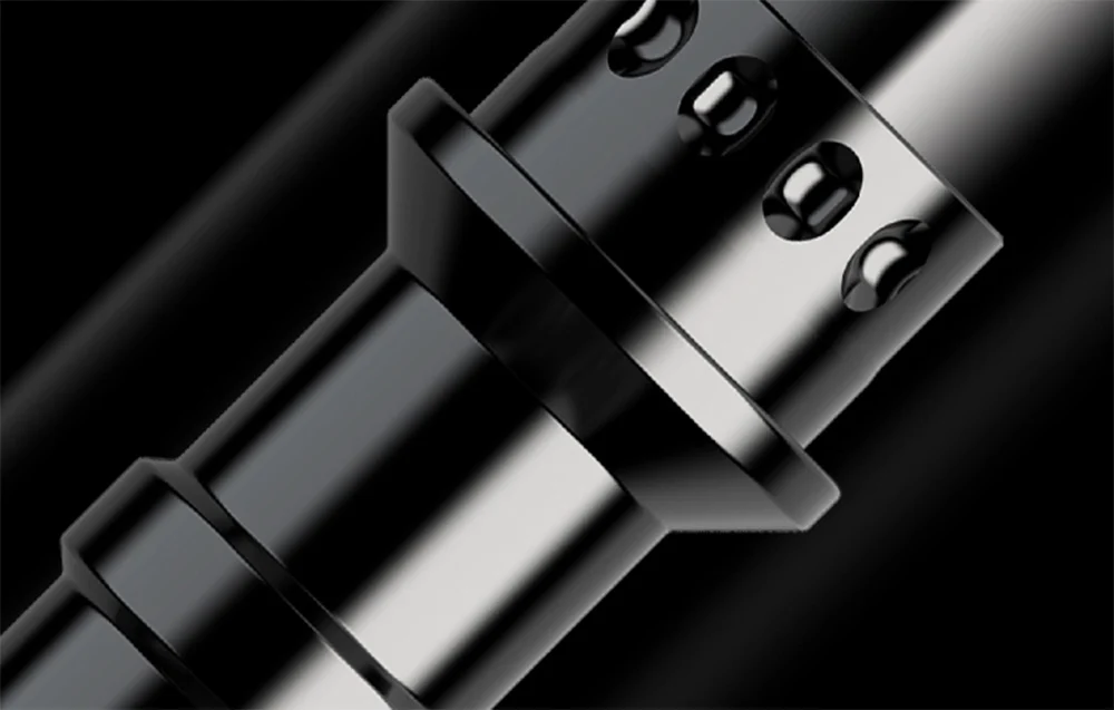 Zbliżenie na jakość wykonania aluminium w Moza RS061