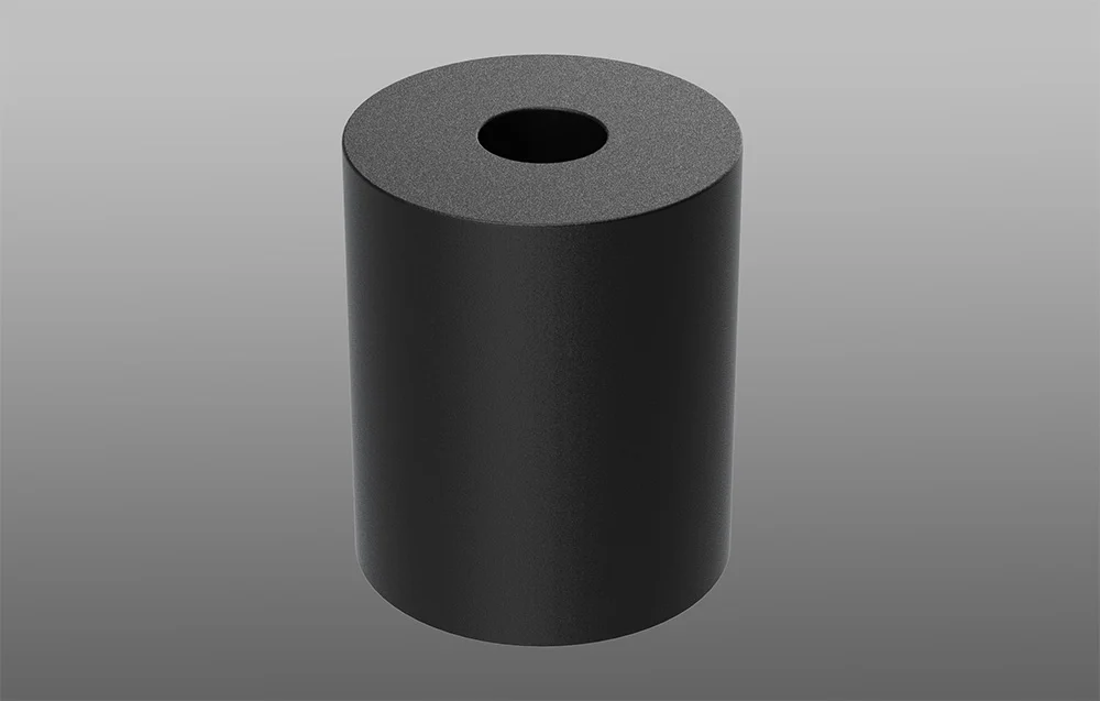 Czarny elastomer tłumiący z zestawu Moza RS17