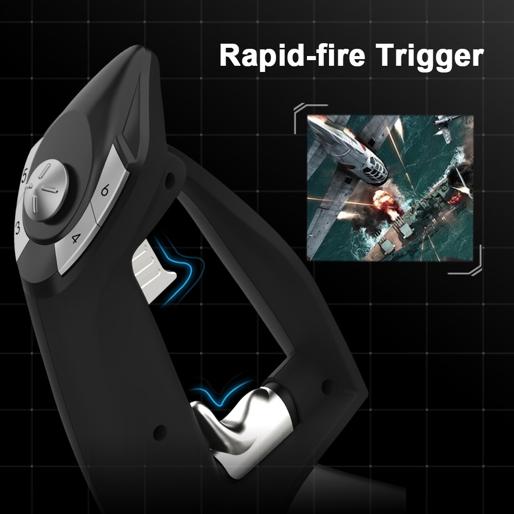 PXN-2119 Pro — widok zestawu z bliska, spust Rapid-Fire