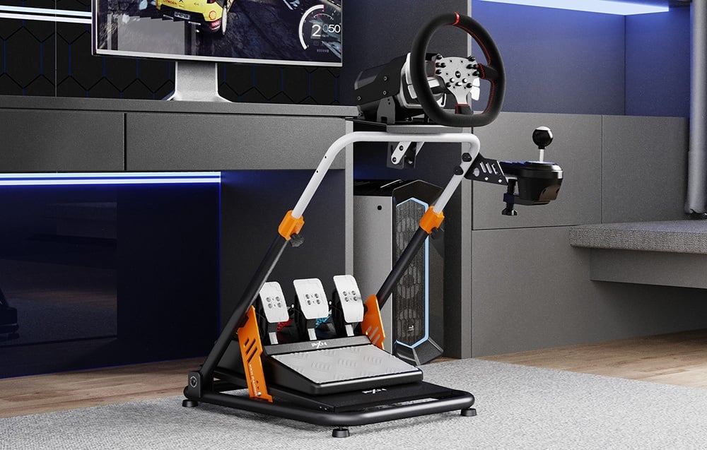 PXN-A11 — składany stojak na kierownicę i pedały