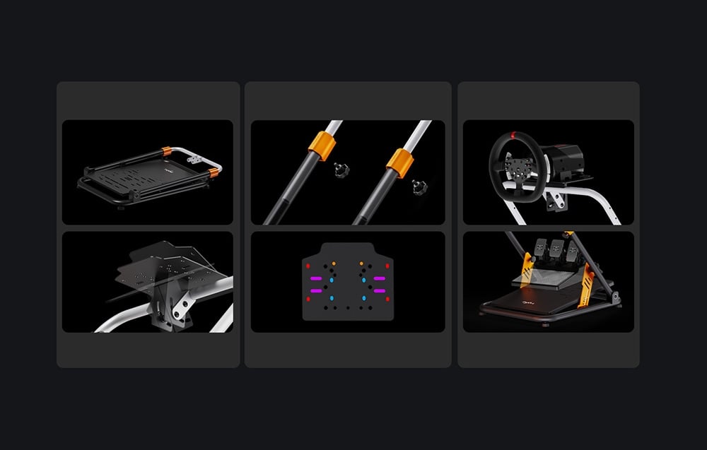 PXN-A11 — elementy zestawu i akcesoria montażowe