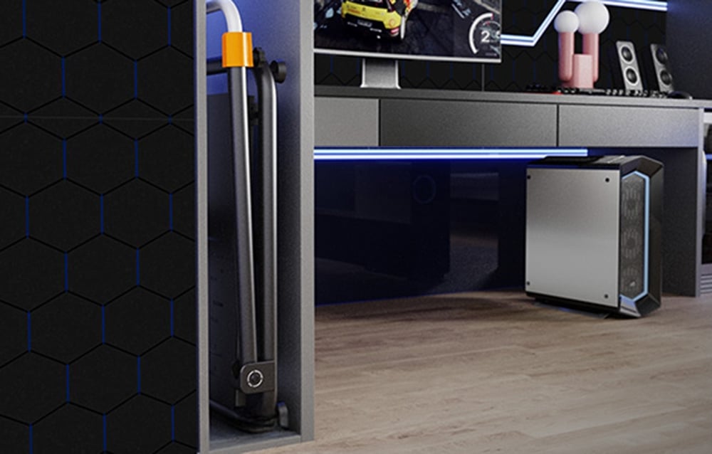 PXN-A11 po złożeniu — kompaktowy do przechowywania