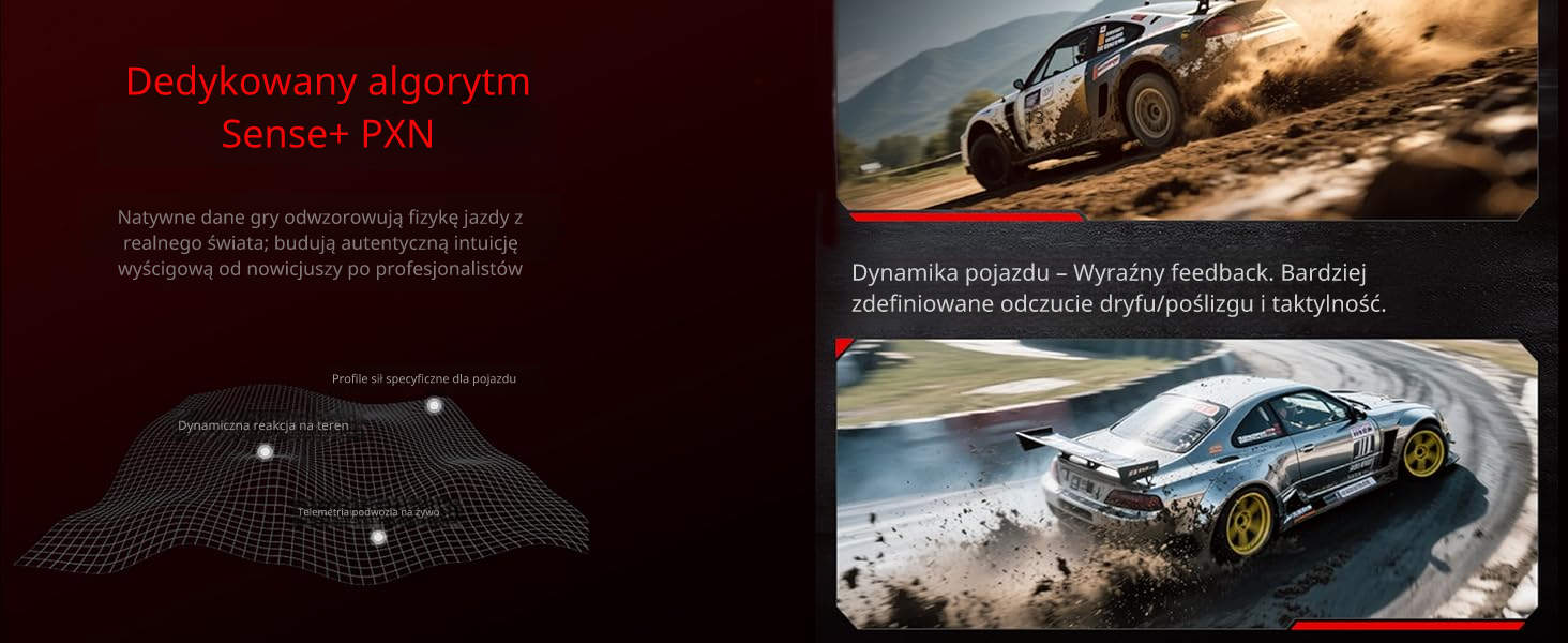Algorytm PXN Sense+ — analiza danych gry i nawierzchni
