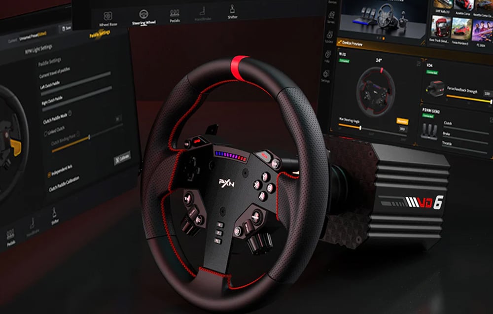 PXN VD6 — zgodność z oprogramowaniem PXN SimRacing