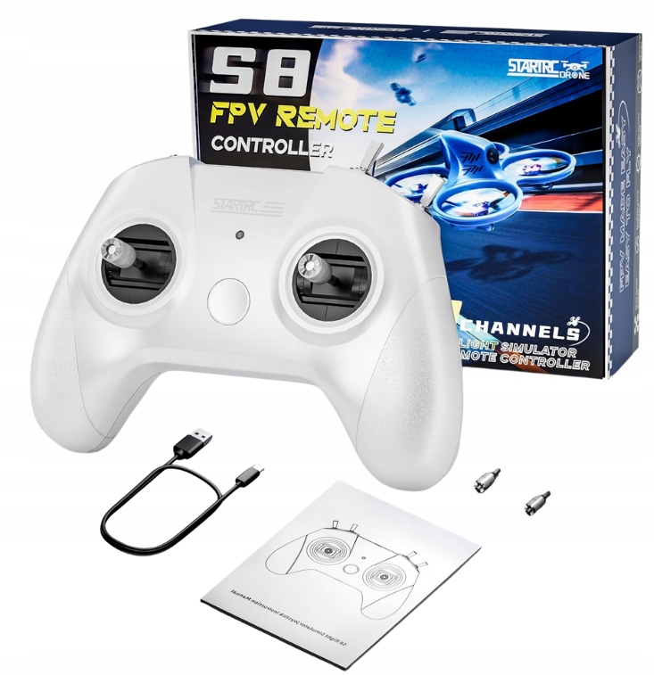 Kontroler STARTRC S8 do symulatorów FPV – widok z góry
