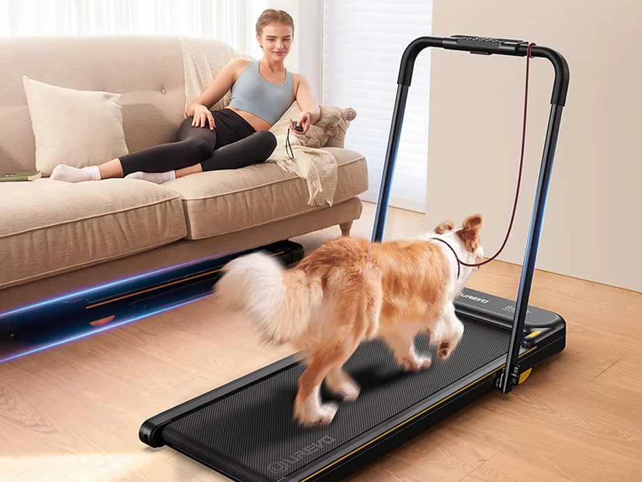 Solidna rama i stabilna konstrukcja bieżni UREVO Strol 2E Smart przystosowana do obciążenia 120 kg.