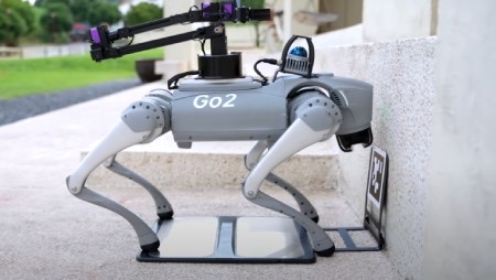 Stacja ładująca Unitree Go2 Edu z systemem naprowadzania robota