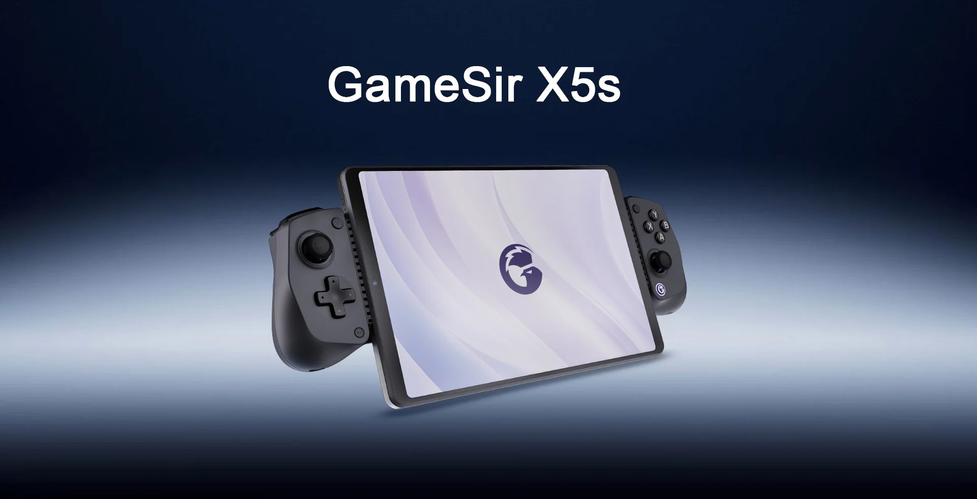 GameSir X5s zamocowany na smartfonie — kompaktowy kontroler mobilny do grania w podróży