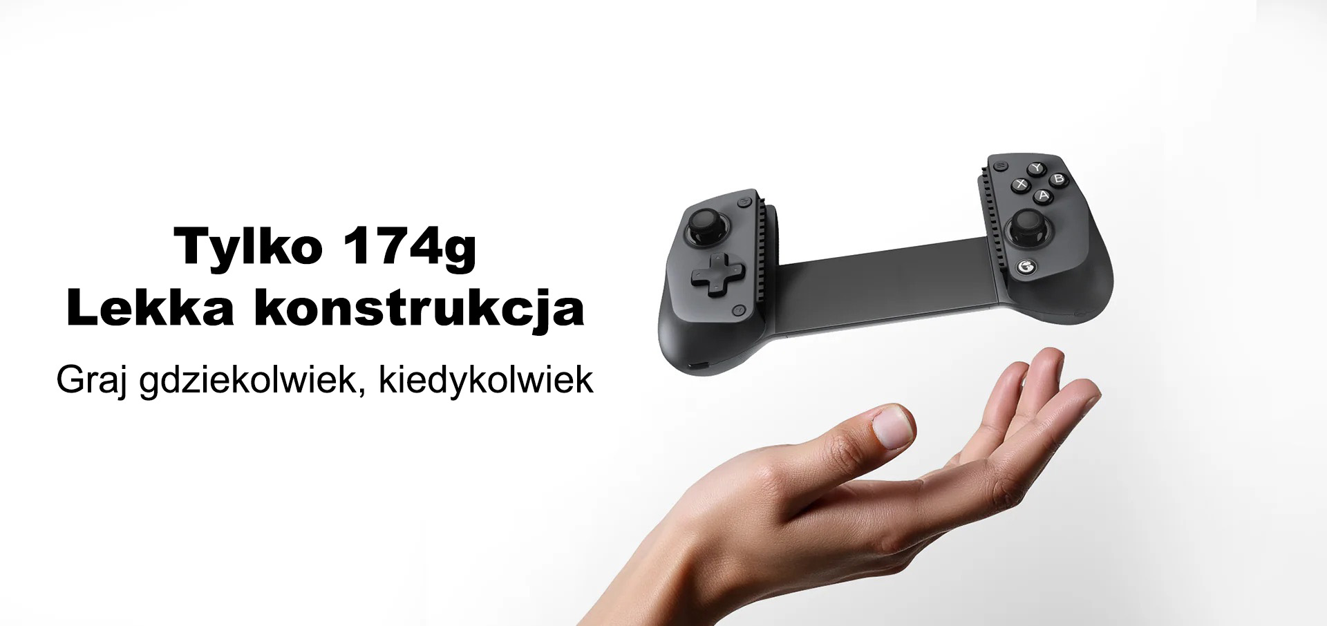 GameSir X5s jest lekki i mobilny — idealny do grania poza domem