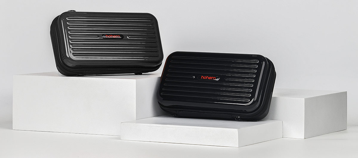 Twarde etui, futerał Hohem do gimbali iSteady Q/X/XE Kit/X2/V2/V2s, czarne