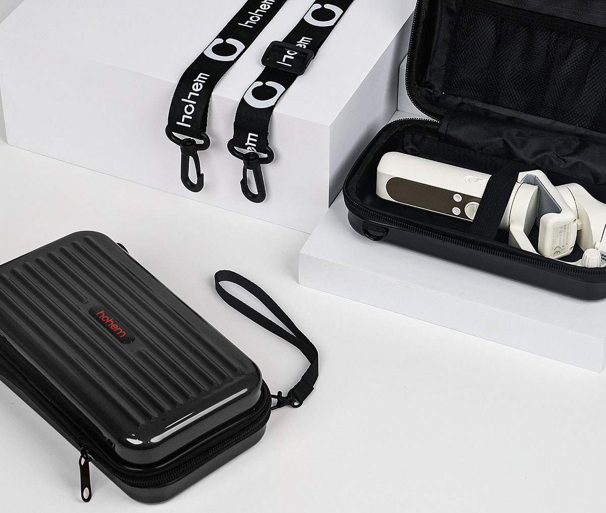 Twarde etui, futerał Hohem do gimbali iSteady Q/X/XE Kit/X2/V2/V2s, czarne