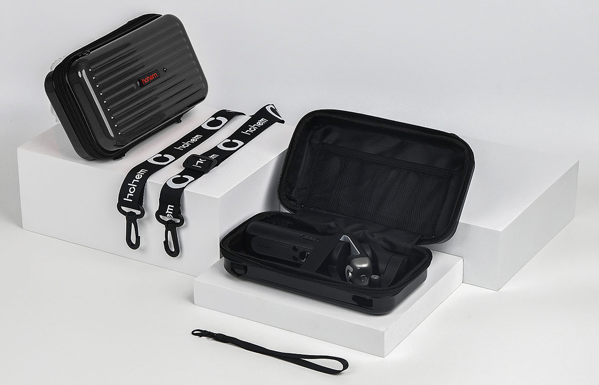 Twarde etui, futerał Hohem do gimbali iSteady Q/X/XE Kit/X2/V2/V2s, czarne