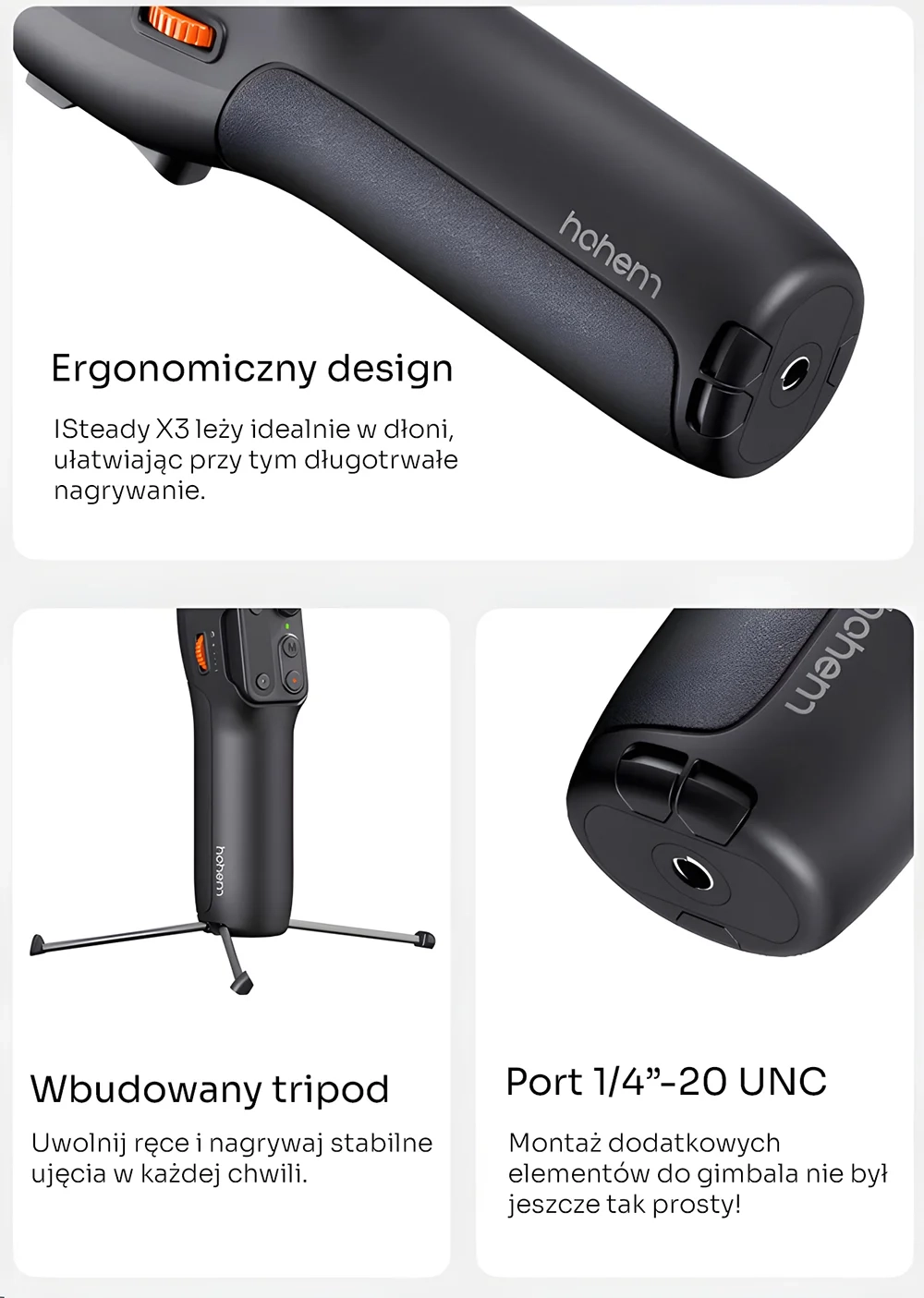 Najważniejsze cechy iSteady X3