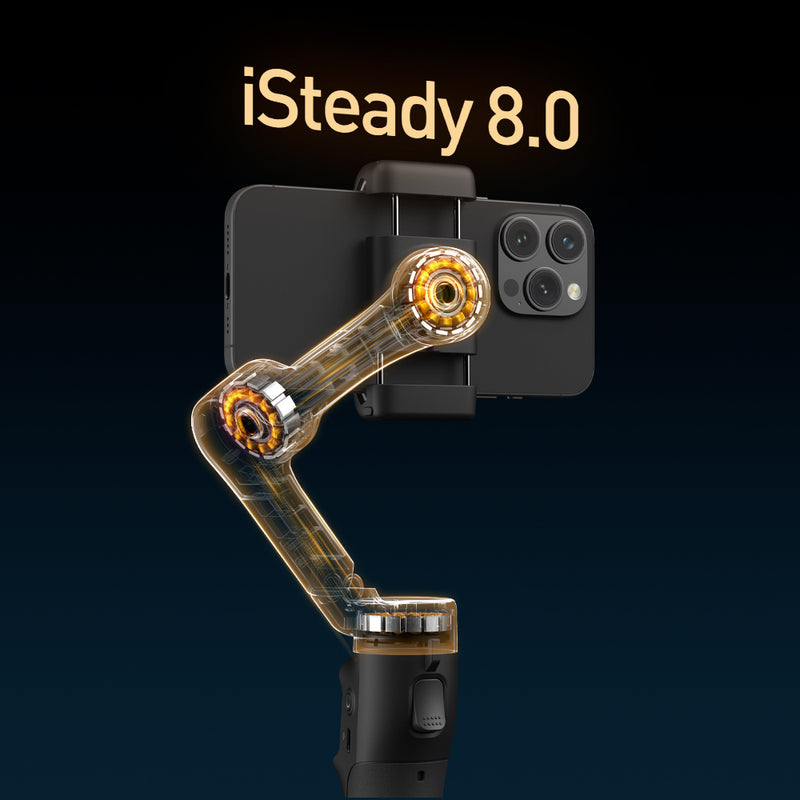 iSteady 8.0 - zaawansowana stabilizacja