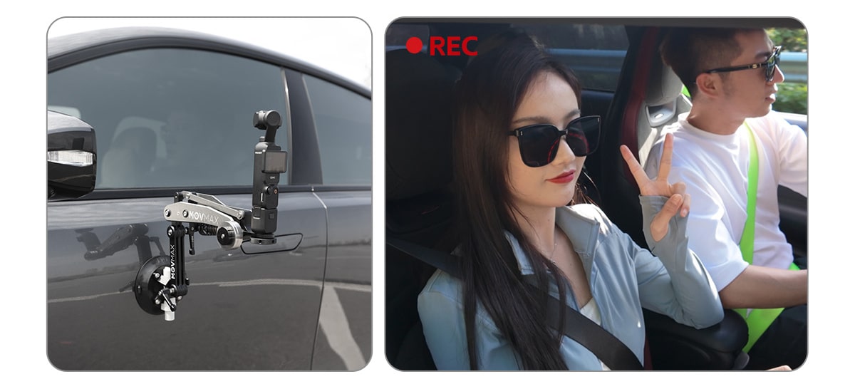 Montaż boczny drzwi w wysokiej pozycji Movmax Blade Arm