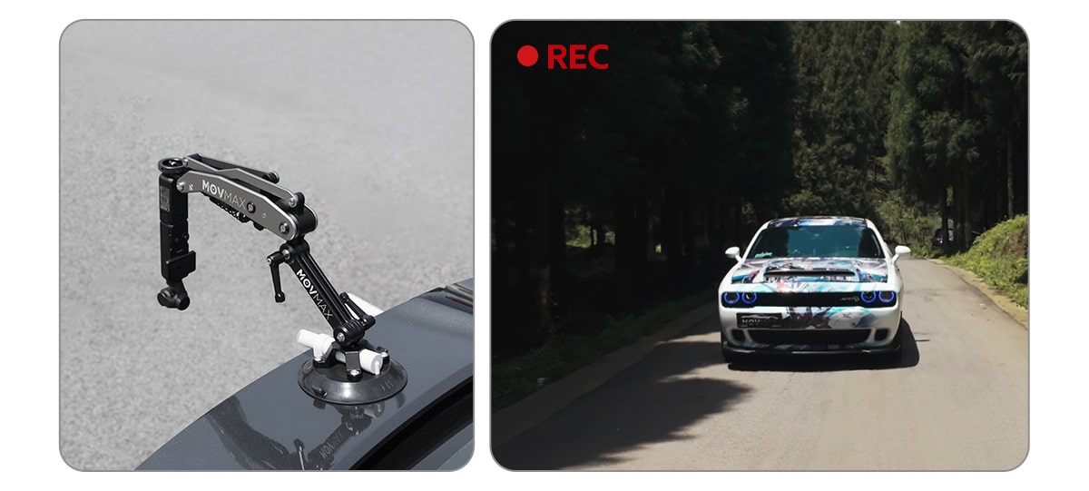 Montaż tylny w pozycji niskiej Movmax Blade Arm