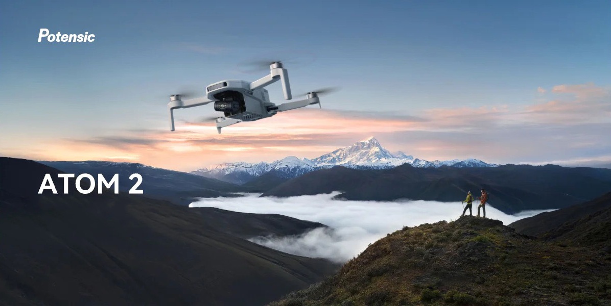Potensic Atom 2 Expansion Kit – dron <249 g z kamerą 4K HDR 48 MP (1/2" Sony CMOS) na 3-osiowym gimbalu.