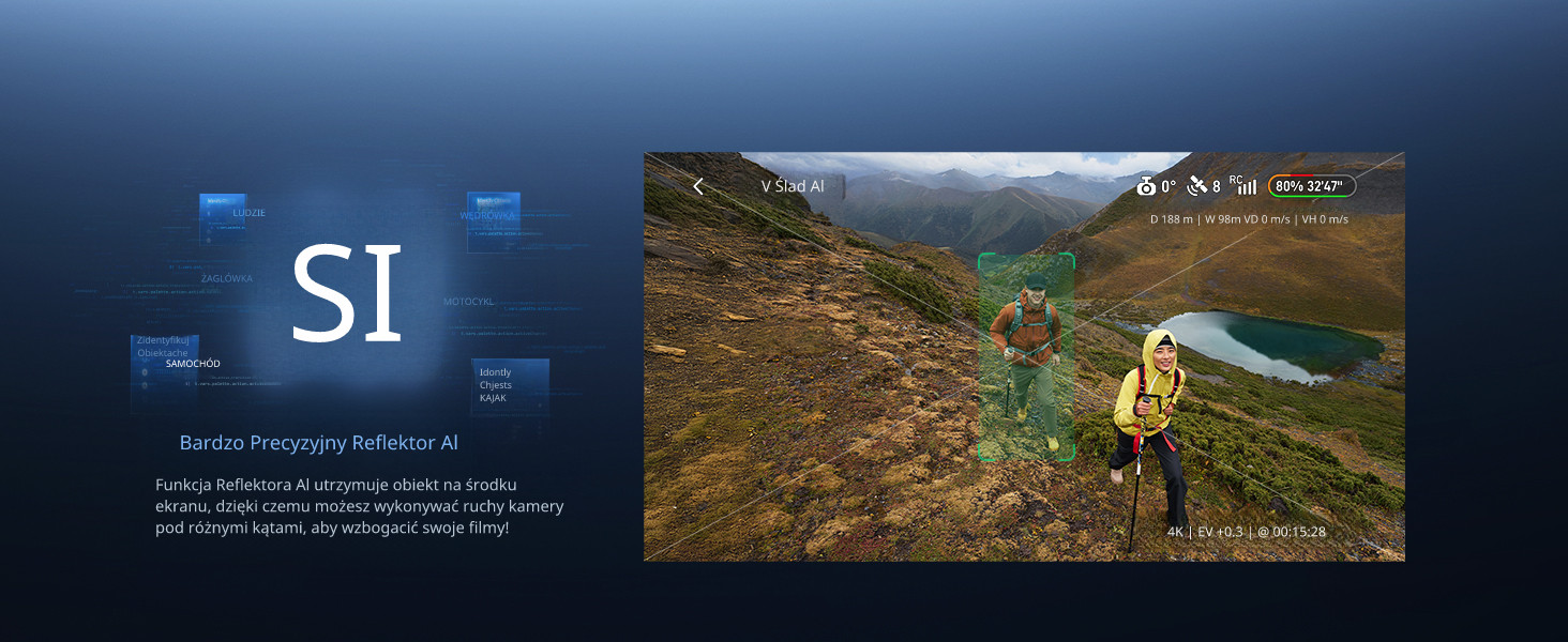 Potensic Atom 2 – SmartTransfer do 25 MB/s, szybkie zgrywanie klipów 4K prosto na telefon.