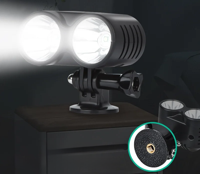 Uniwersalny montaż: GoPro + 1/4” – pełna elastyczność