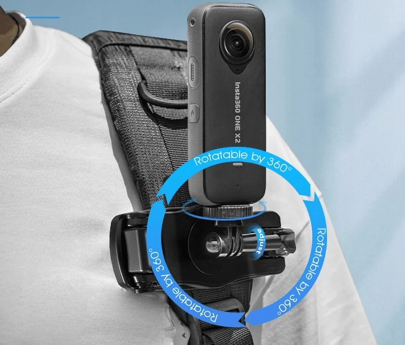 Uchwyt plecakowy STARTRC z regulacją kąta 360 stopni