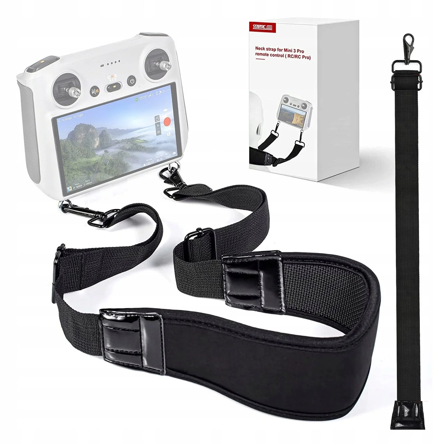 Regulowana smycz na szyję STARTRC do kontrolera DJI RC /RC 2 /RC Pro - najważniejsze cechy