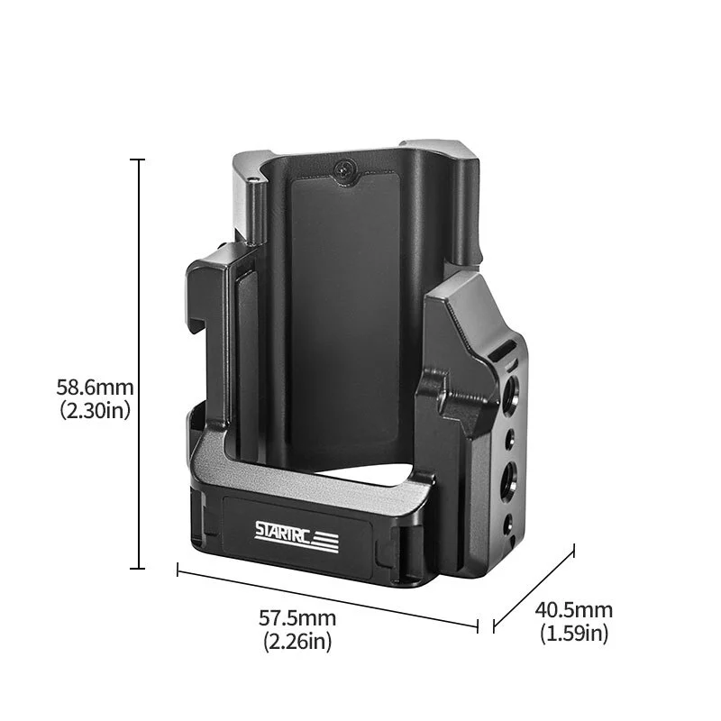 Metalowa klatka STARTRC 1146318 do DJI Osmo Pocket 3 o wadze 85 g