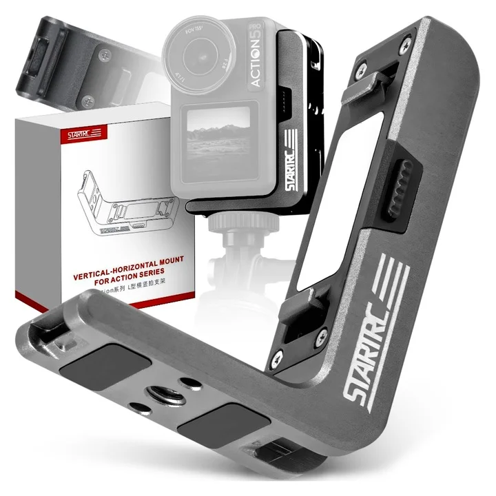 Mocowanie STARTRC L-Shape do DJI Osmo Action 5 Pro / 4 / 3 - najważniejsze cechy