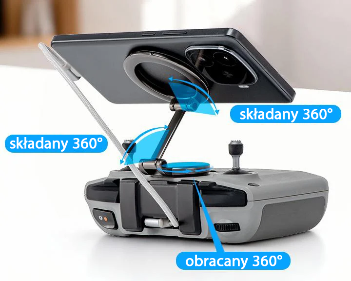 Regulacja 360° i wygodny podgląd