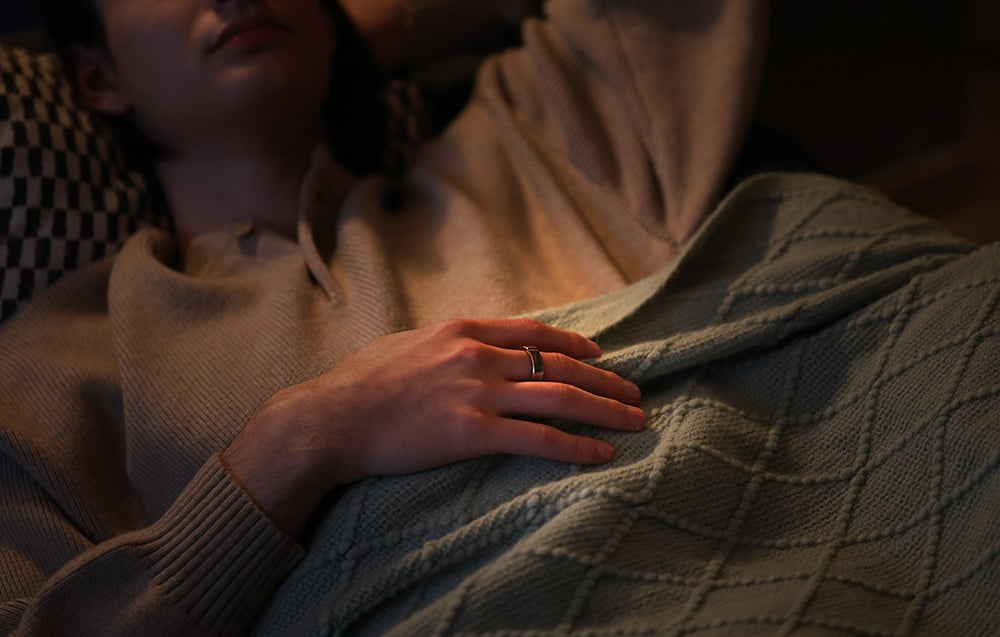 RingConn Gen 2 Air monitorujący tętno HRV SpO2 i temperaturę skóry