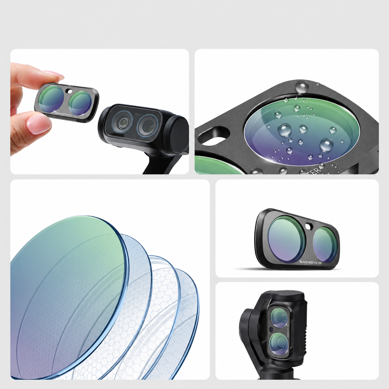 Regulowany filtr CPL STARTRC do Insta360 Luna Ultra redukujący odbicia