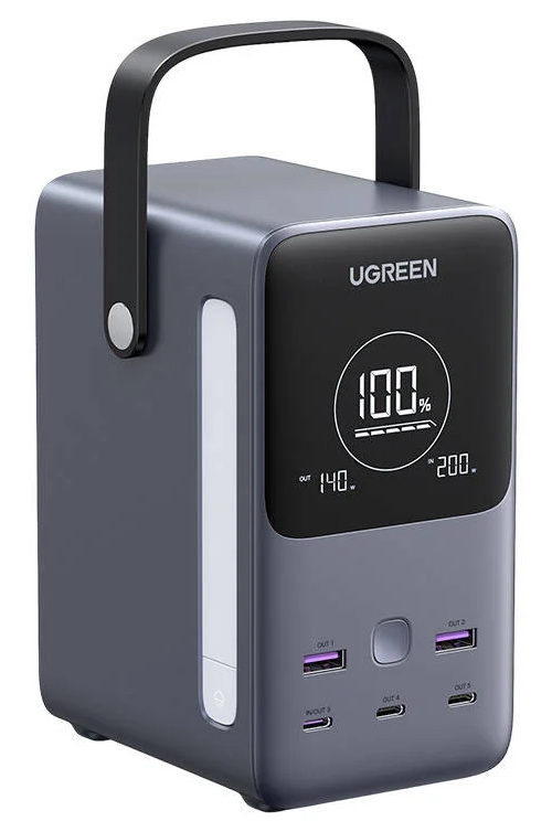 Powerbank UGREEN PB770 48000 mAh 300W LiFePO4 szary - najważniejsze cechy