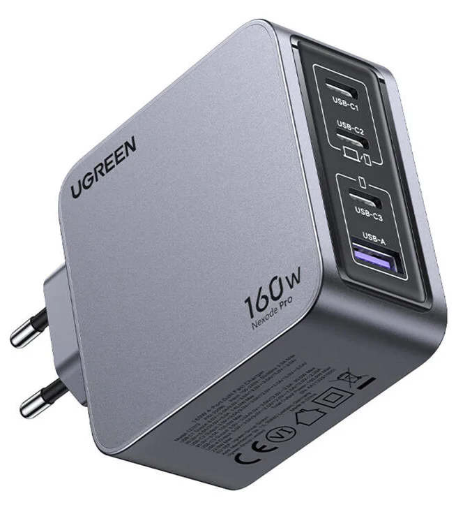 UGREEN Nexode Pro 160W - szybka, mocna ładowarka 230V - najważniejsze cechy