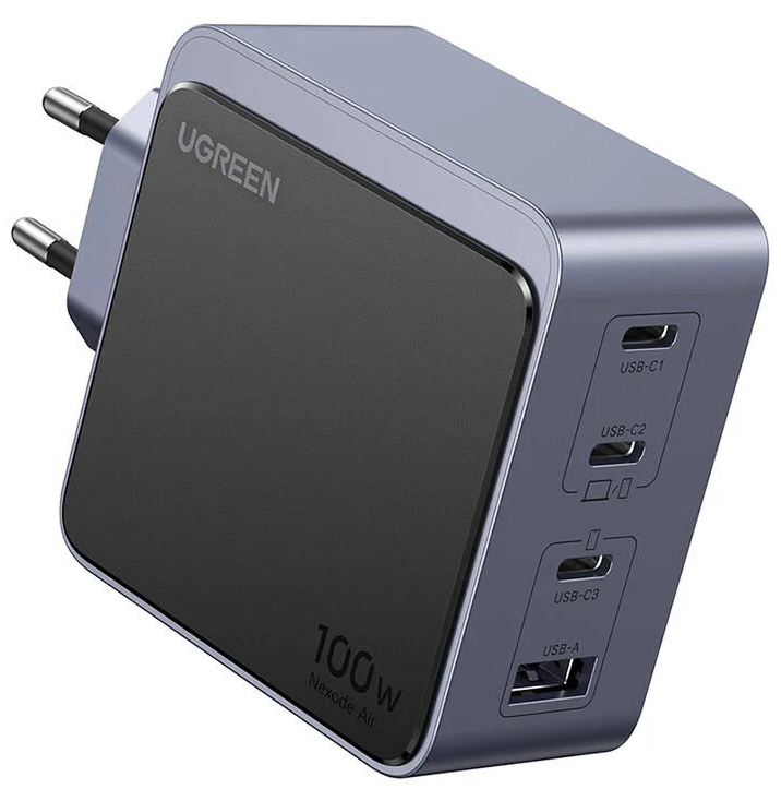 Mocna ładowarka sieciowa 100W Ugreen Nexode S 3x USB-C + USB-A - najważniejsze cechy