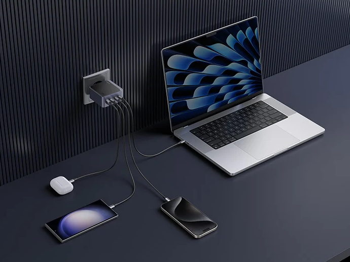 Wygodne ładowanie laptopa i urządzeń mobilnych