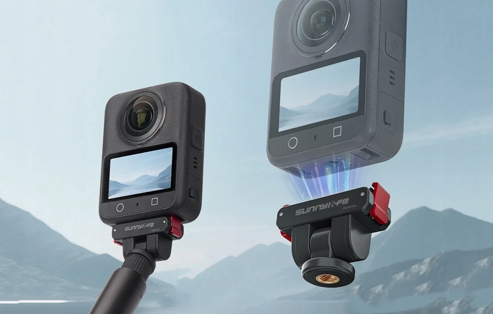 Lekki adapter Sunnylife AD035 do kamer Osmo Action