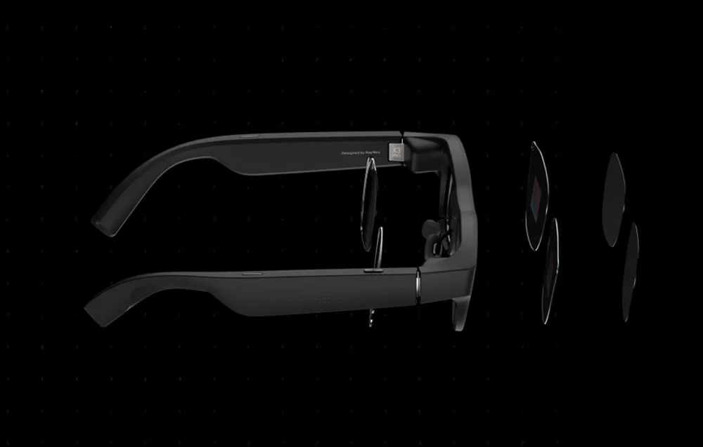 Lekka konstrukcja i ergonomia okularów AR RayNeo X3 Pro