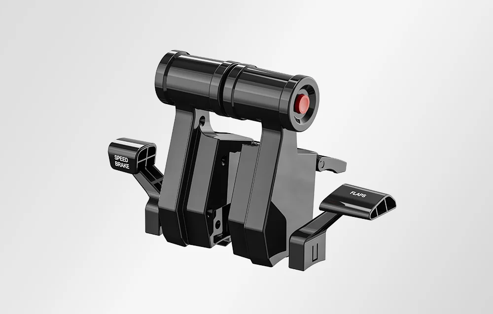 Dźwignie Flaps i Speed Brake w module przepustnicy MOZA AS016 TQA